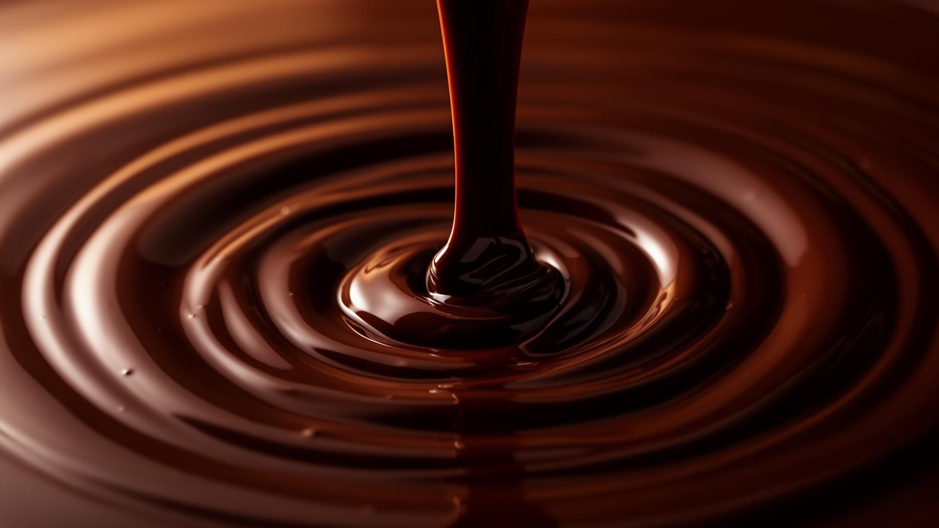 Chocolate temperado en movimiento